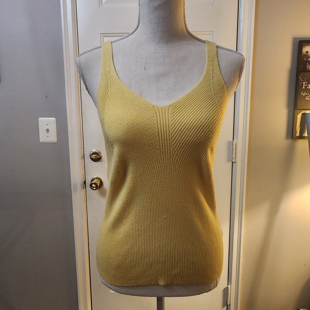 Yellow Express Knit Tank